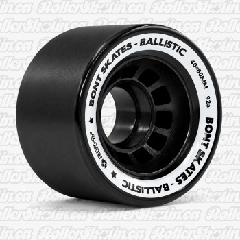 BONT Ballistic 87A Black Wheels 8-Pack