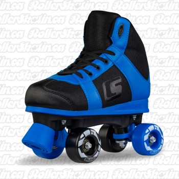 CRAZY SK8 Blue - Size Adjustable Hi-Top Roller Skates!