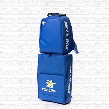 ROLL-LINE Trolley Travel Bag with Backpack Attached!