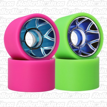 VNLA Backspin ASTRO Wheels Pink/Baby Blue and Green/Blue 96A