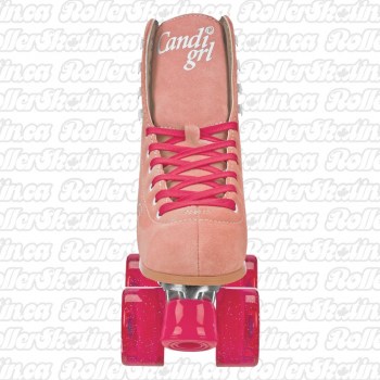 Candi Girl Carlin Peach/Pink Suede Roller Skates!