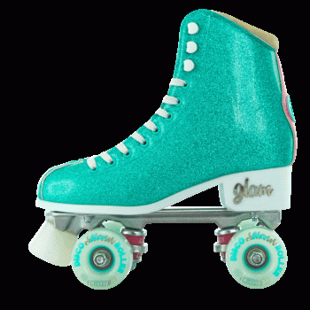 CRAZY DISCO GLAM Roller Skates - Teal