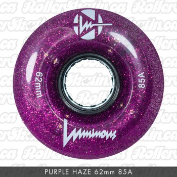 Luminous Light-Up Purple Haze 85A Wheels
